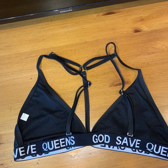 God Save Queens Bathing Suit Top - Picture 3 of 4